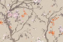 291604 cikkszámú tapéta, Rasch Textil Sakura tapéta katalógusából Virágmintás,pink-rózsaszín,bézs-drapp,gyengén mosható,illesztés mentes,vlies tapéta