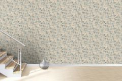 650457 cikkszámú tapéta, Rasch Andy Wand tapéta katalógusából Absztrakt,bézs-drapp,kék,lemosható,illesztés mentes,vlies tapéta