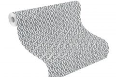 410648 cikkszámú tapéta, Rasch Beachhouse tapéta katalógusából Geometriai mintás,textil hatású,textilmintás,fehér,kék,lemosható,vlies tapéta