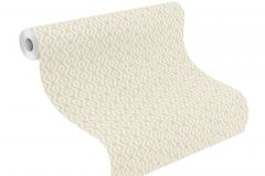 410655 cikkszámú tapéta, Rasch Beachhouse tapéta katalógusából Geometriai mintás,textil hatású,textilmintás,bézs-drapp,fehér,lemosható,vlies tapéta
