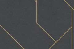 427431 cikkszámú tapéta, Rasch Brick Lane tapéta katalógusából Absztrakt,arany,fekete,lemosható,vlies tapéta