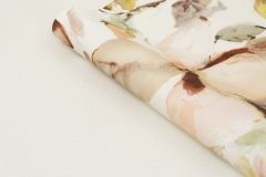 481259 cikkszámú tapéta, Rasch Florentine 4 tapéta katalógusából Rajzolt,textil hatású,virágmintás,fehér,pink-rózsaszín,zöld,lemosható,vlies tapéta