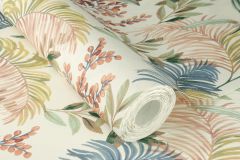 481952 cikkszámú tapéta, Rasch Florentine 4 tapéta katalógusából Természeti mintás,textil hatású,bézs-drapp,kék,pink-rózsaszín,sárga,zöld,lemosható,vlies tapéta