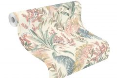 481952 cikkszámú tapéta, Rasch Florentine 4 tapéta katalógusából Természeti mintás,textil hatású,bézs-drapp,kék,pink-rózsaszín,sárga,zöld,lemosható,vlies tapéta