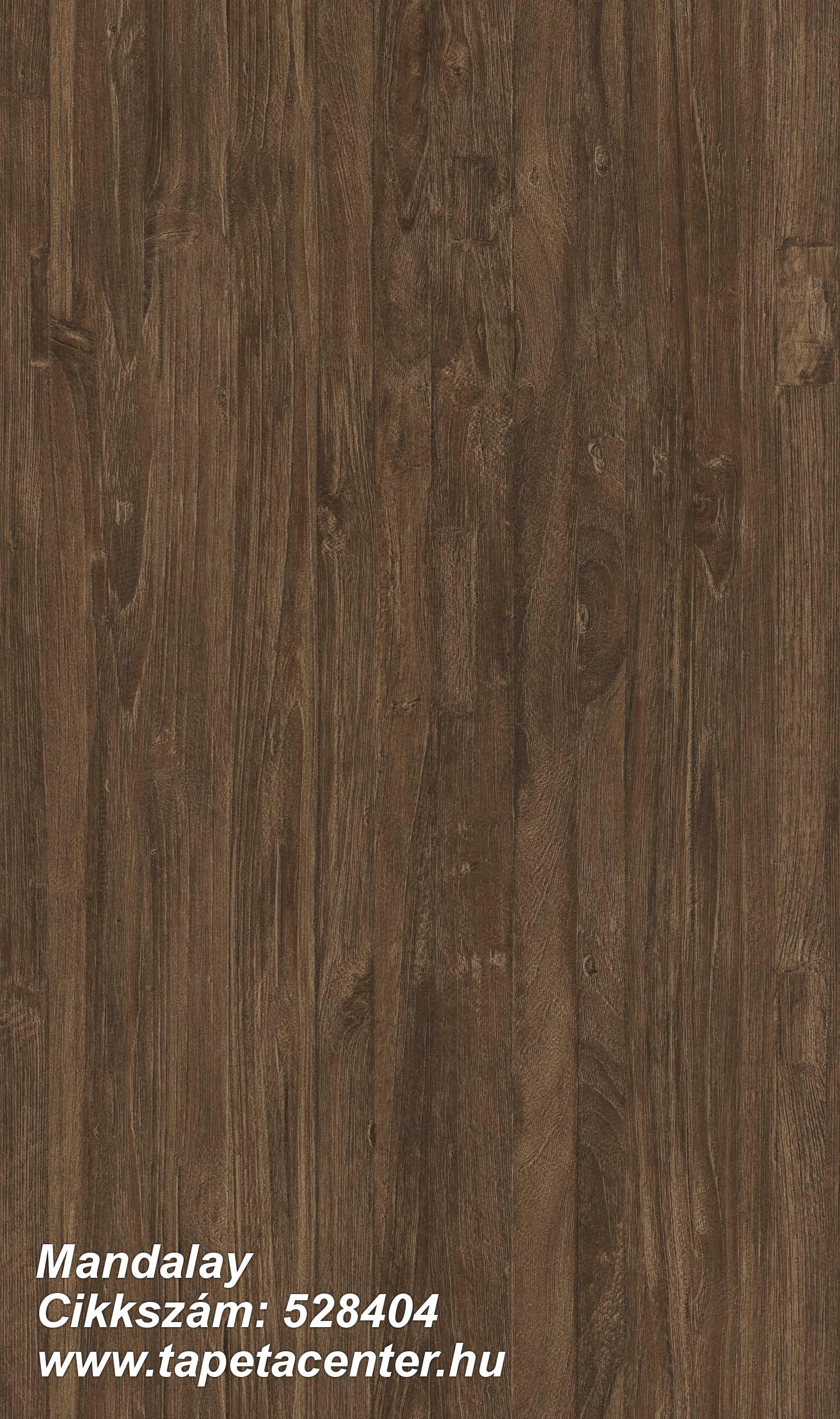 Fa hatású-fa mintás,különleges felületű,barna,lemosható,illesztés mentes,vlies tapéta 