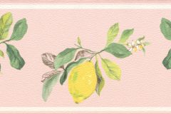 288567 cikkszámú tapéta, Rasch Petite Fleur 5 tapéta katalógusából Természeti mintás,pink-rózsaszín,sárga,gyengén mosható,vlies bordűr