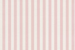 289045 cikkszámú tapéta, Rasch Petite Fleur 5 tapéta katalógusából Csíkos,fehér,pink-rózsaszín,gyengén mosható,illesztés mentes,vlies tapéta