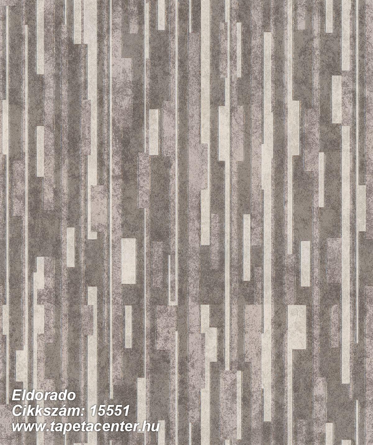 Geometriai mintás,különleges felületű,barna,szürke,illesztés mentes,súrolható,vlies tapéta 